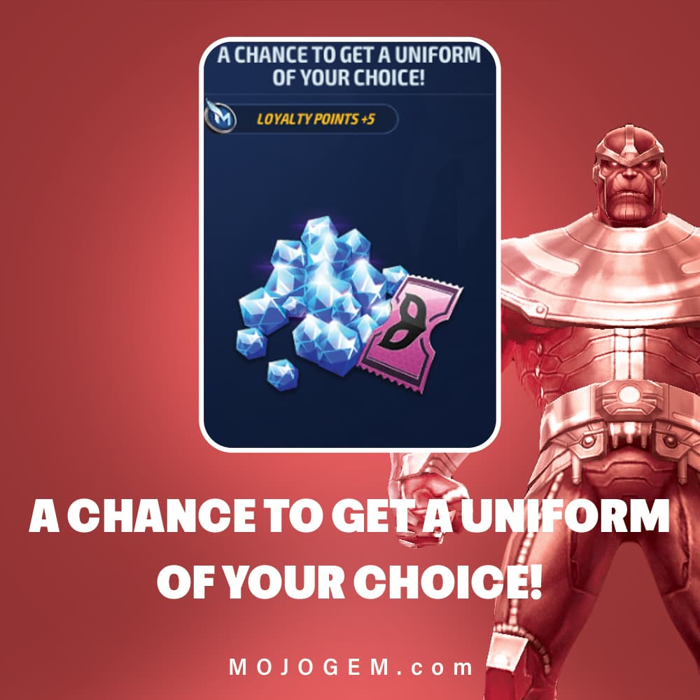 آفر A CHANCE TO GET A UNIFORM OF YOUR CHOICE! مارول فیوچر فایت