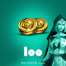 بسته 100 جم (Gold) کلش اف امپایرز