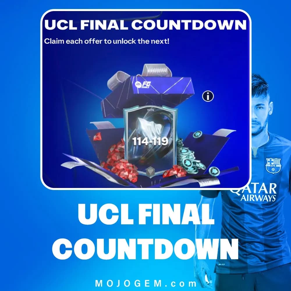 آفر UCL FINAL COUNTDOWN اف سی موبایل (FC Mobile)