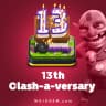 آفر منظره 13th Clash-a-versary کلش اف کلنز (Clash of Clans)