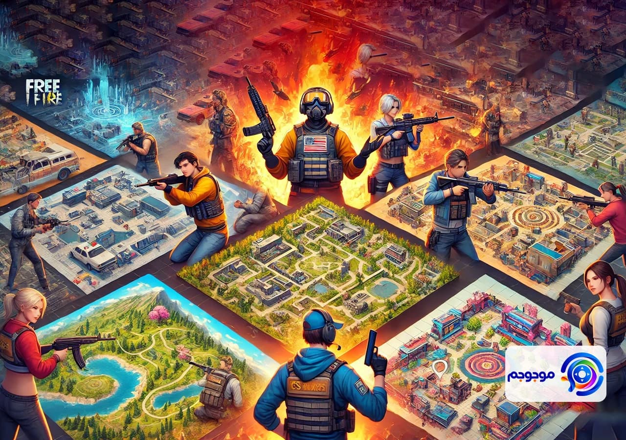 معرفی بهترین مپ های فری فایر