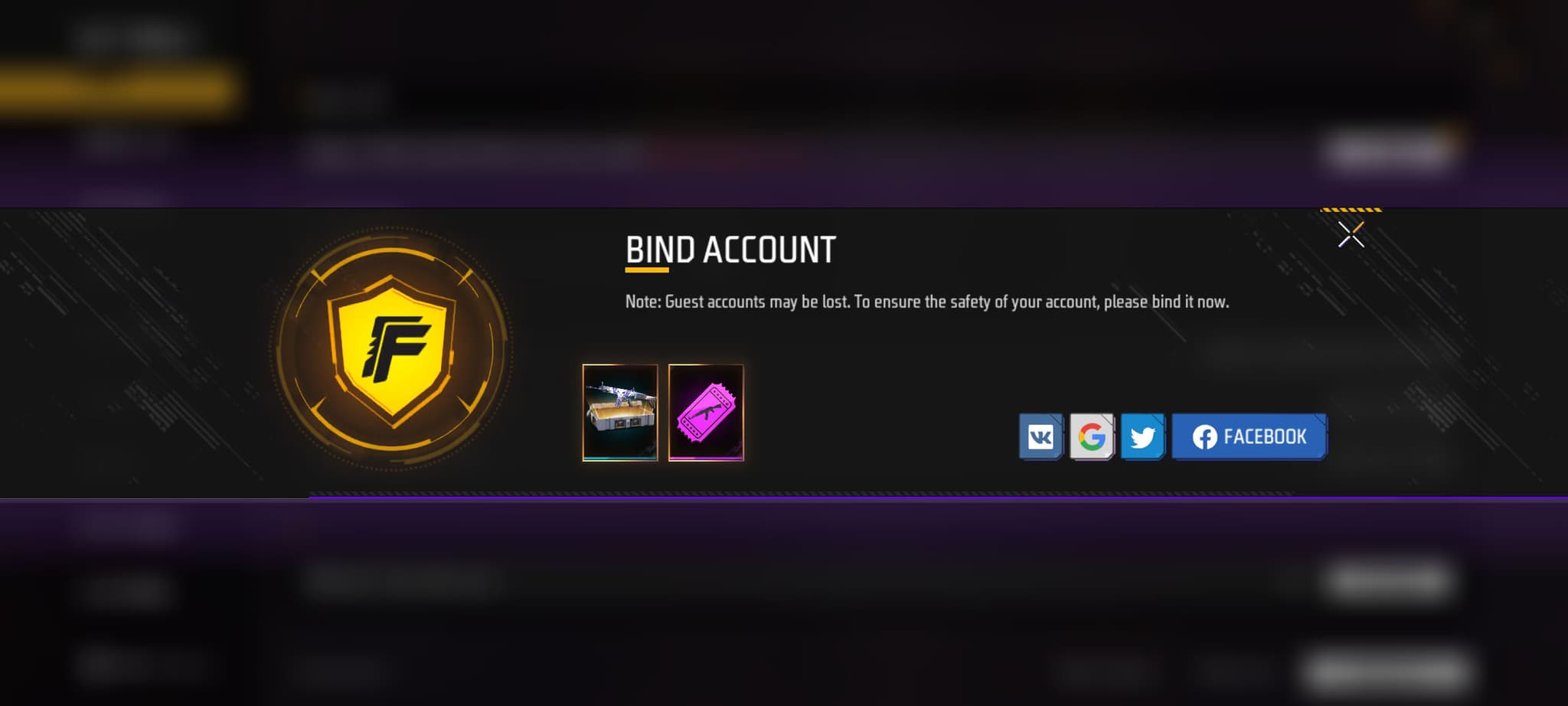 آموزش اتصال اکانت فری فایر به فیسبوک