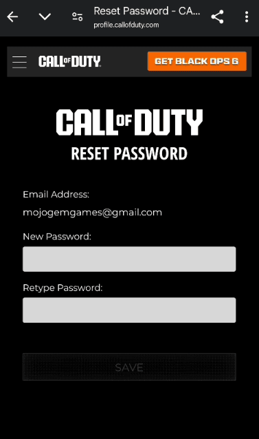 ورود رمز جدید