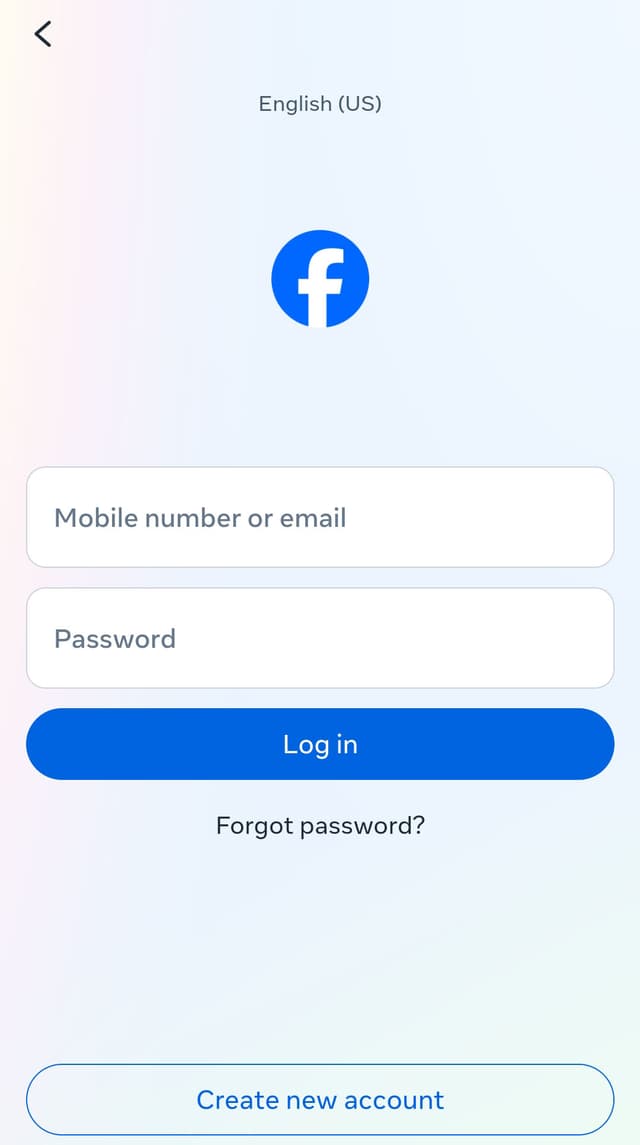 آموزش بازیابی رمز اکانت فیسبوک