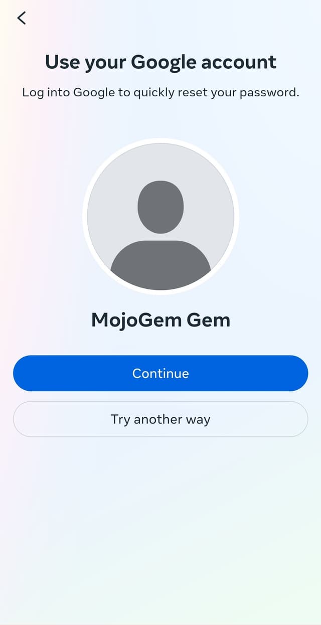 آموزش بازیابی رمز اکانت فیسبوک