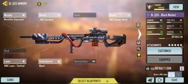 اسنایپ دی ال کیو کالاف دیوتی موبایل - مولتی پلیر