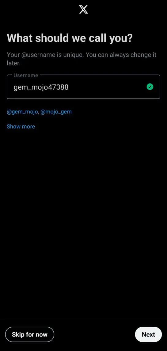 آموزش ساخت اکانت X