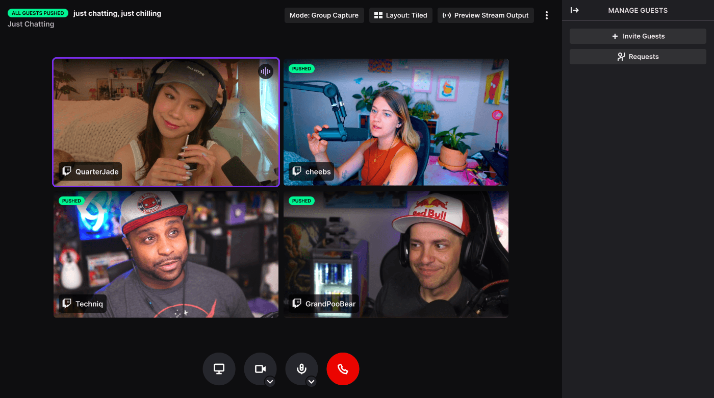 همکاری استریمر ها