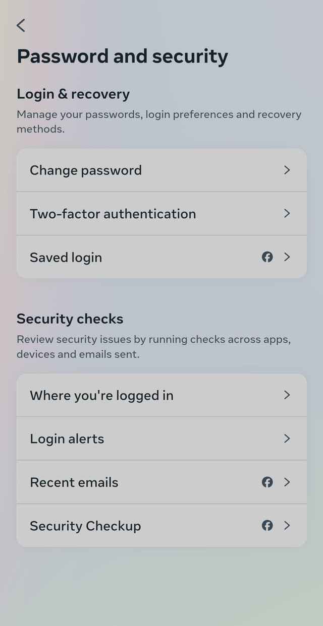 آموزش دریافت کد بک آپ فیسبوک