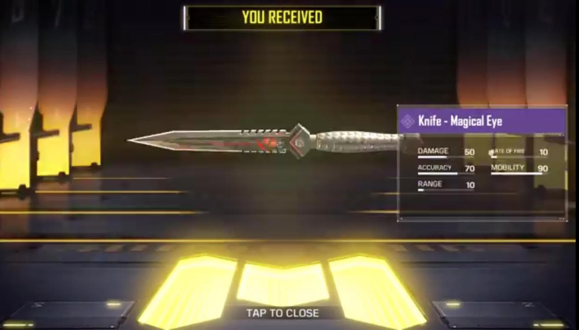 اسکین Knife – Magical Eye