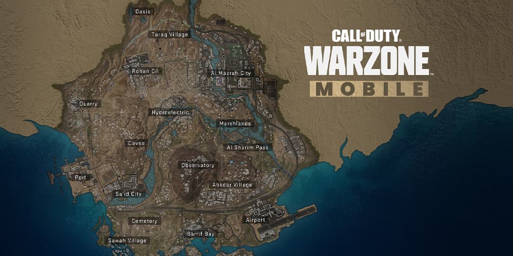 بهترین لوکیشن های مپ وارزون موبایل