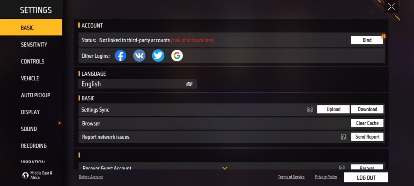 آموزش اتصال اکانت فری فایر به ایکس