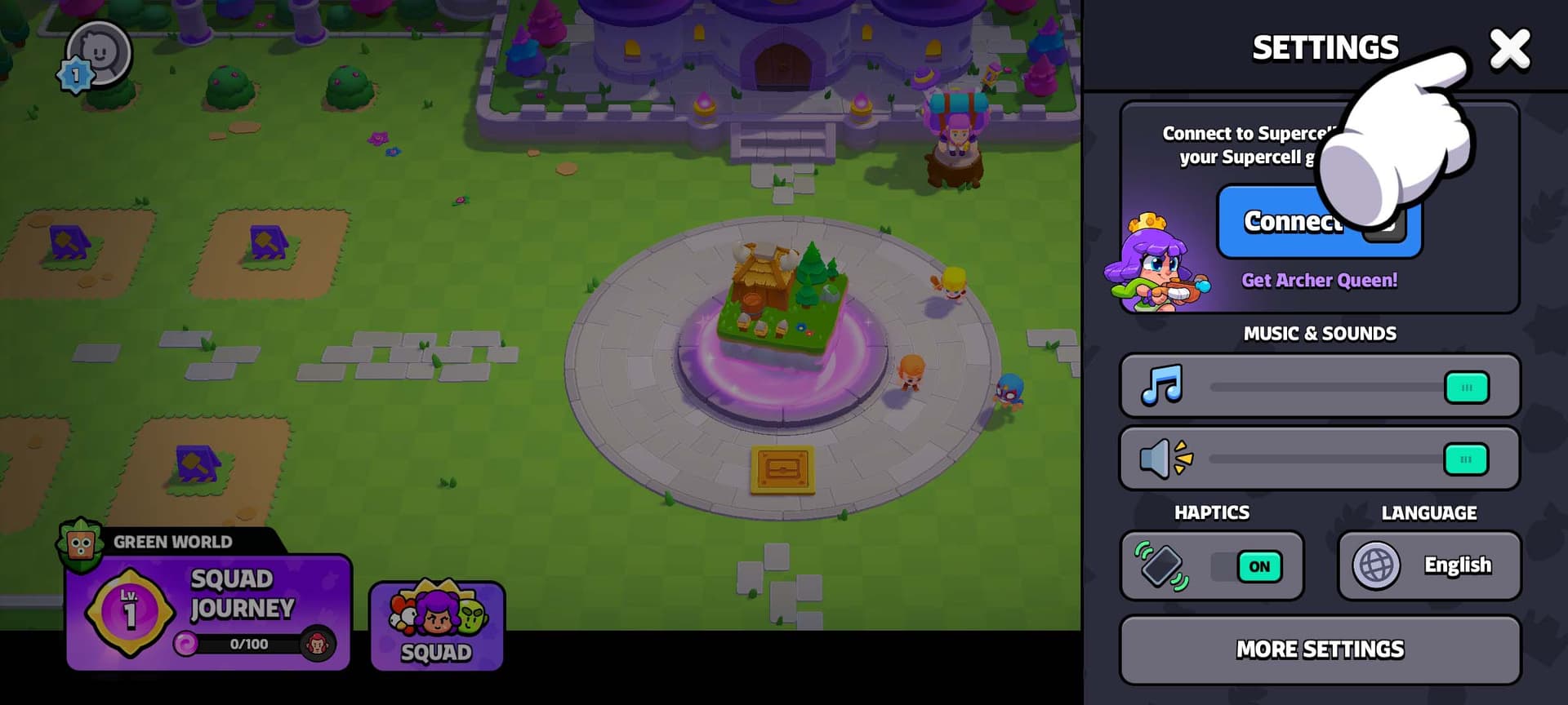 آموزش اتصال اکانت بازی اسکواد باسترز به سوپرسل