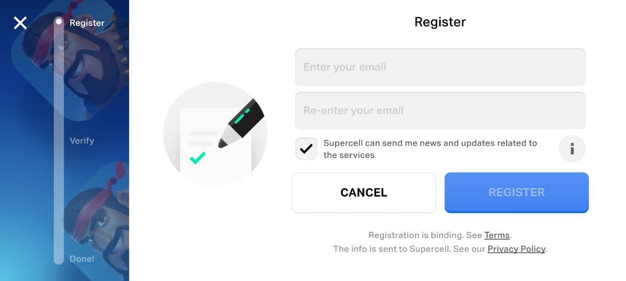 آموزش اتصال اکانت بازی کلش رویال به سوپرسل