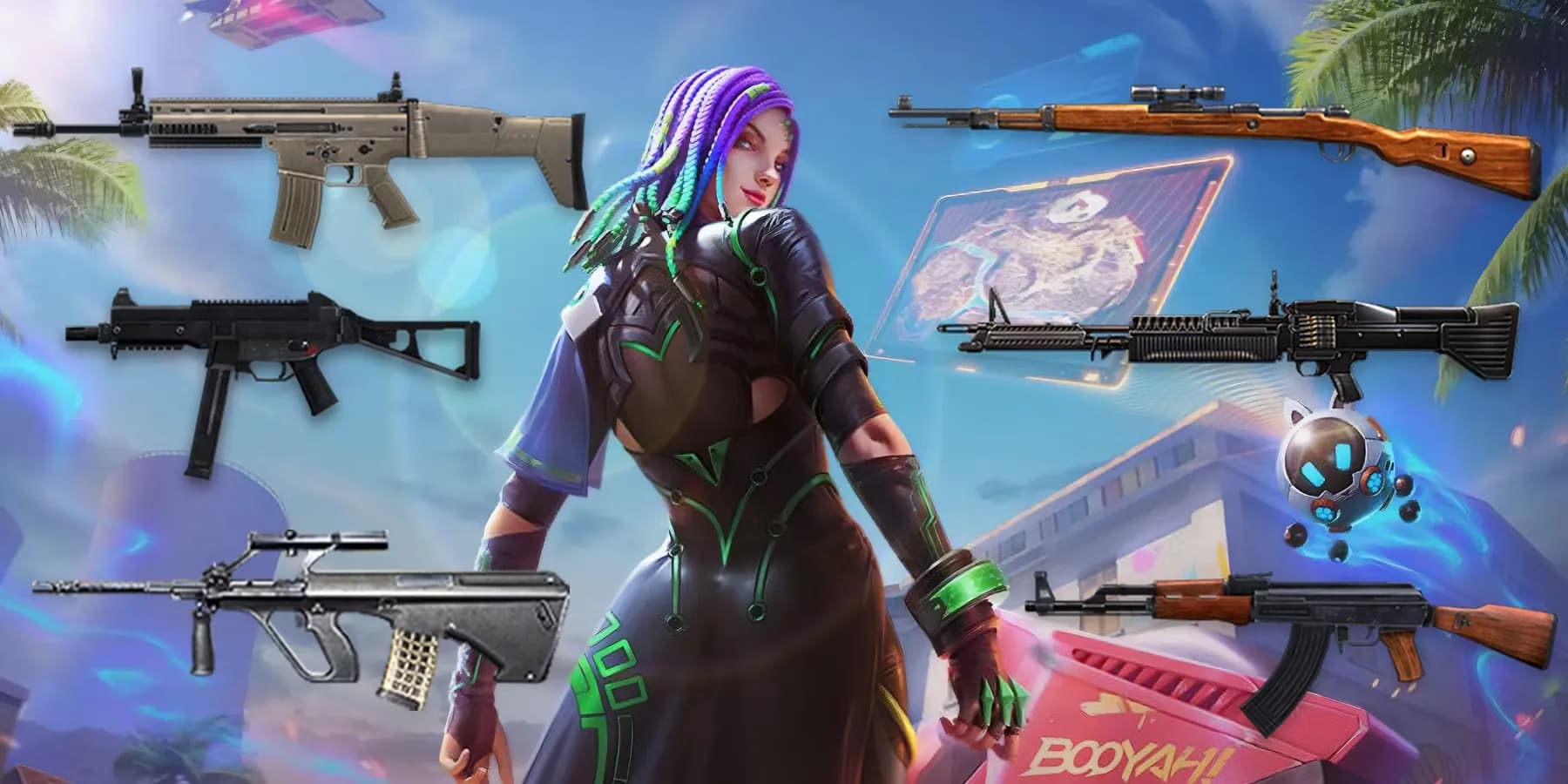 بهترین گان هدشات در بازی فری فایر