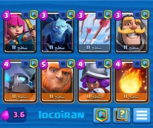 8 تا از بهترین ترکیب کارت کلش رویال