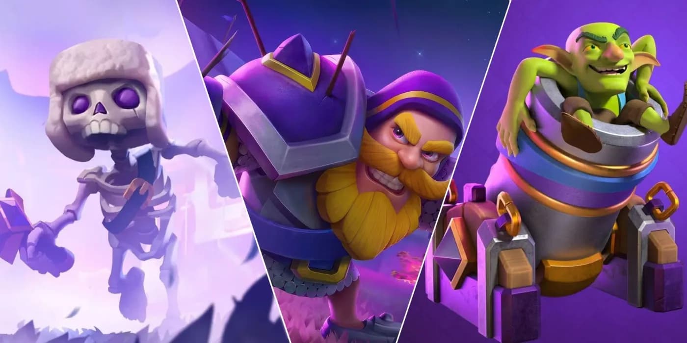 تکامل کارت‌های جدید در کلش رویال