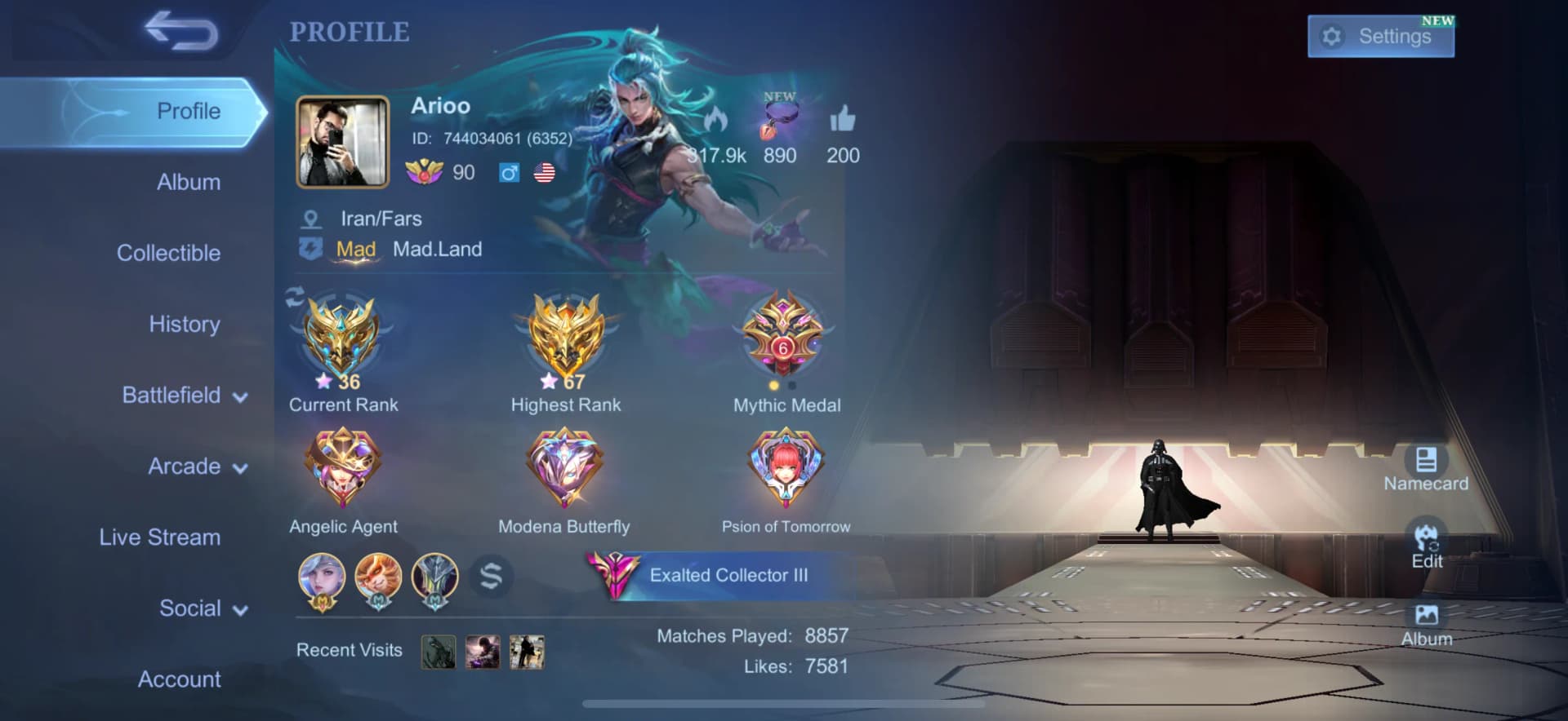 آموزش دریافت آیدی عددی و زون بازی موبایل لجند