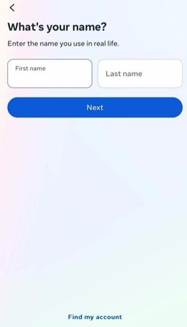 نام و نام خانوادگی را وارد کنید