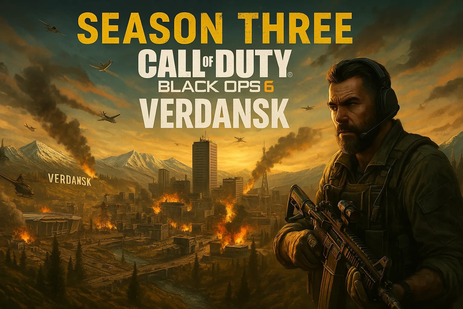 نقشه Verdansk در فصل سوم Call of Duty: Black Ops 6