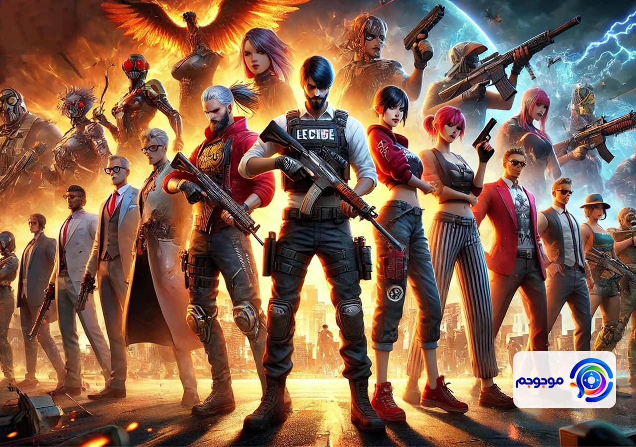 کاراکتر های فری فایر | معرفی کاراکتر ها و ویژگی آنها
