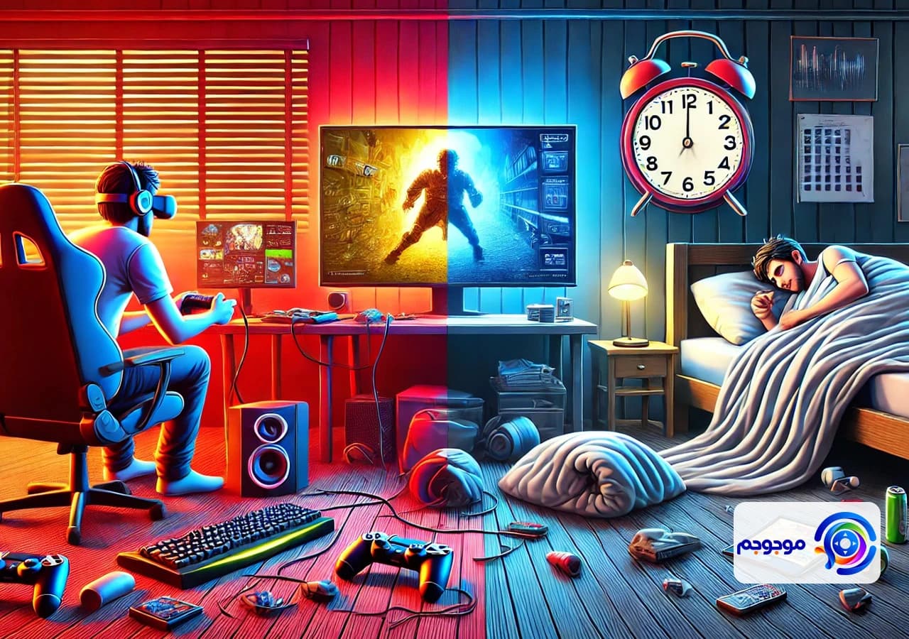 تأثیر بازیهای ویدیویی بر کیفیت خواب