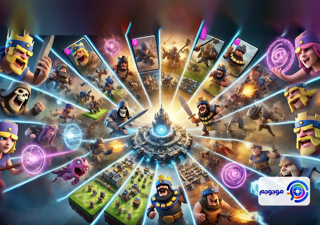 تکامل کارتهای جدید در کلش رویال