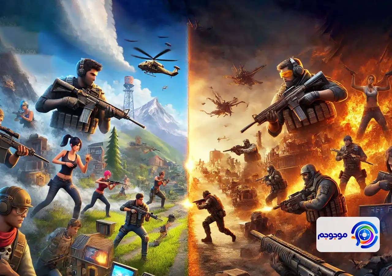 بررسی تفاوتهای فری فایر و کال آف دیوتی موبایل