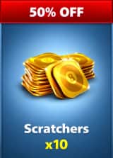 آفر 10Scratchers SELECT SUPPLIES ایت بال پول