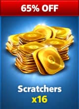 آفر 16Scratchers SELECT SUPPLIES ایت بال پول
