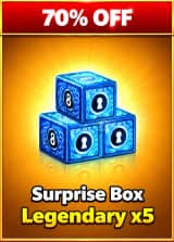 آفر 5Surprise Box Legendary ایت بال پول