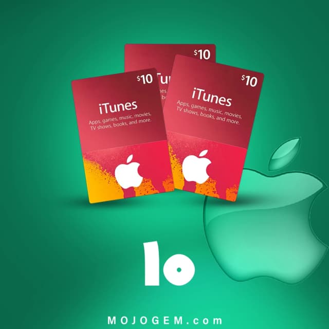 گیفت کارت 10 دلاری آیتونز (ریجن آمریکا)