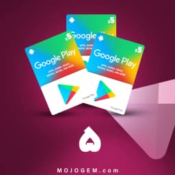 گیفت کارت 5 دلاری گوگل پلی (ریجن آمریکا)