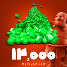 بسته 14000 تایی جم کلش رویال (Clash Royale)