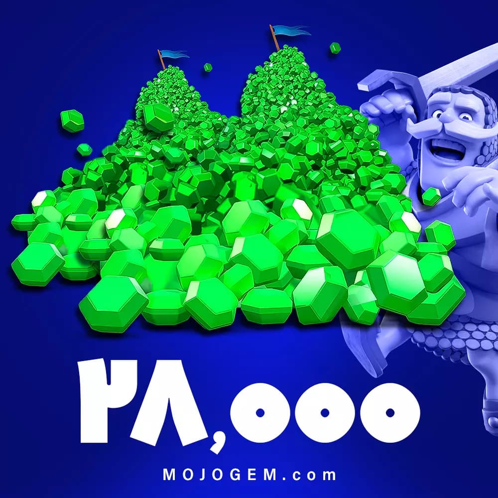 بسته 28000 تایی جم کلش رویال (Clash Royale)