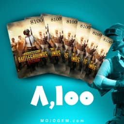 گیفت کارت ۸۱۰۰ یوسی بازی پابجی موبایل (Pubg Mobile)
