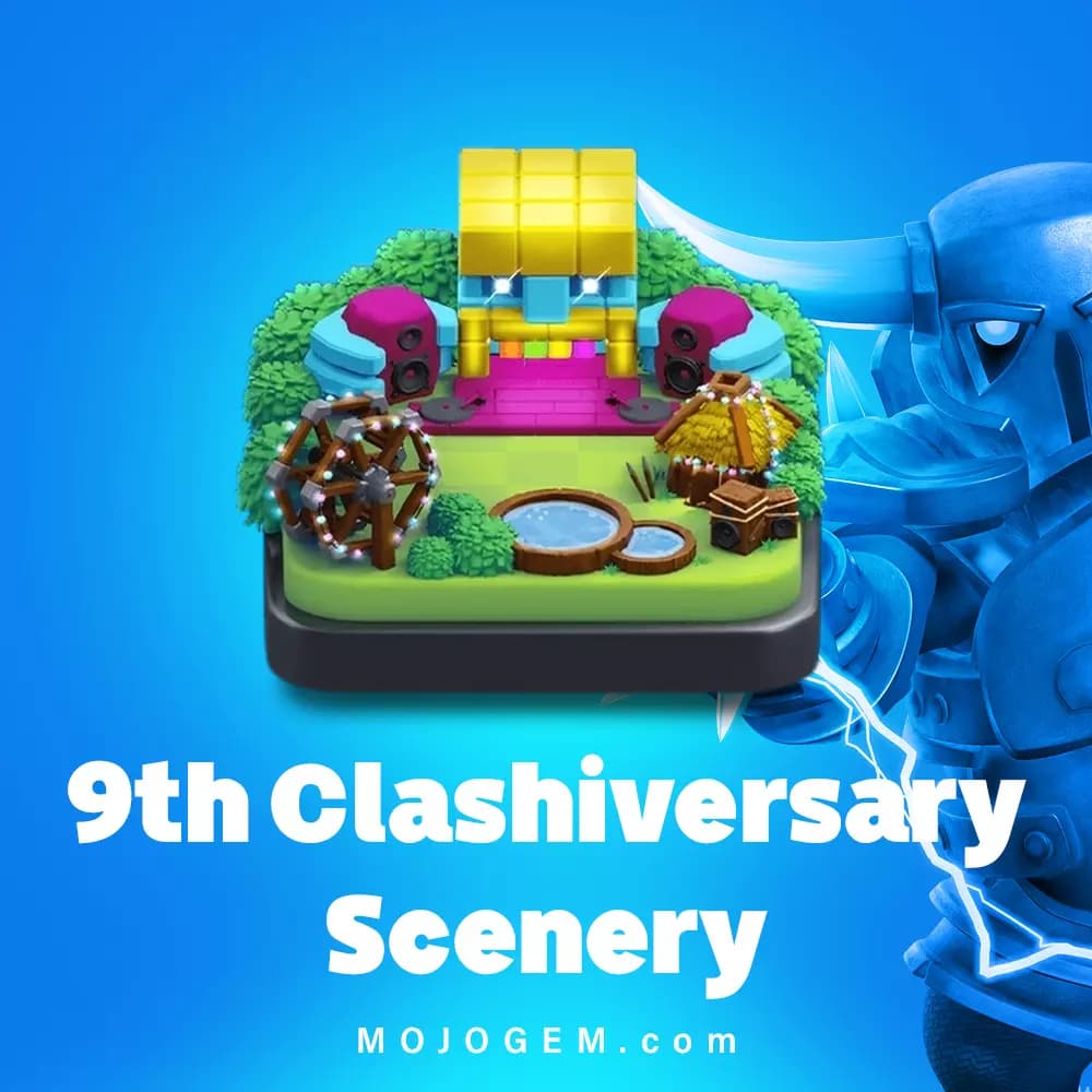آفر منظره 9th Clashiversary Scenery کلش اف کلنز (Clash of clans)
