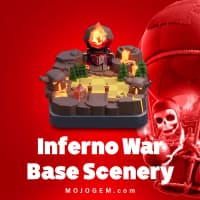 آفر منظره Inferno War Base Scenery کلش اف کلنز (Clash of clans)