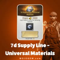 آفر 7d Supply Line - Universal Materials وارپس (Warpath)