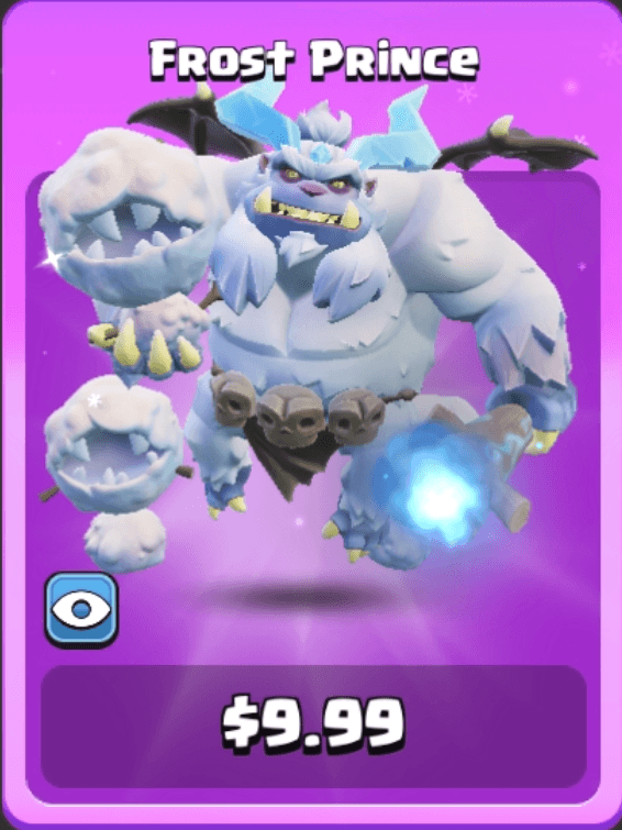 آفر اسکین Frost Prince کلش اف کلنز (Clash of Clans)