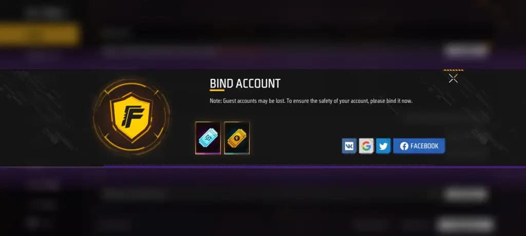 آموزش اتصال اکانت فری فایر به وی کی