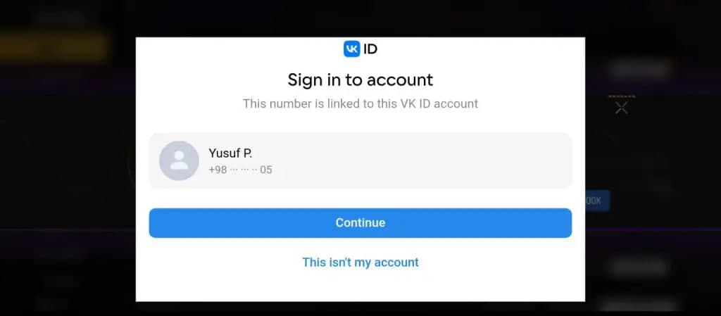 آموزش اتصال اکانت فری فایر به وی کی