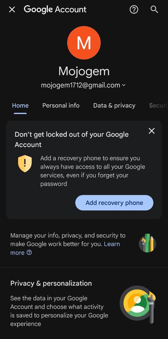 آموزش حذف اکانت گوگل