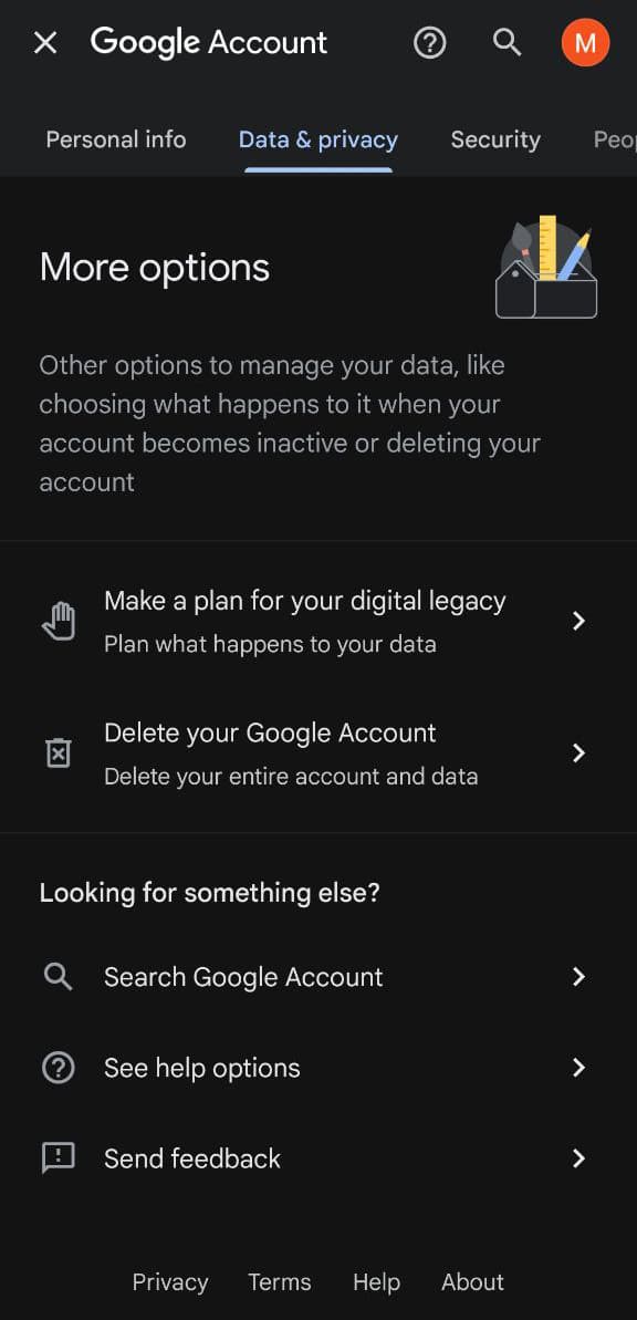 آموزش حذف اکانت گوگل