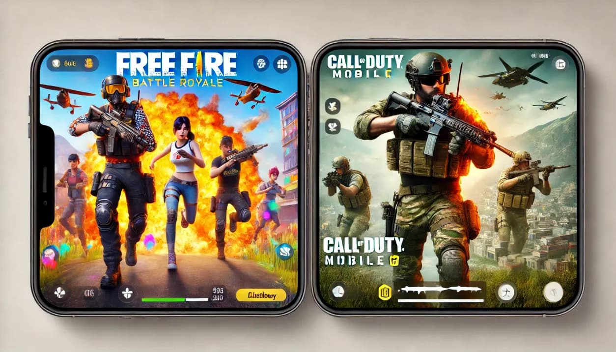 بررسی تفاوتهای فری فایر و کال آف دیوتی موبایل