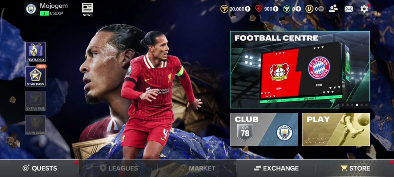 صفحه اصلی بازی