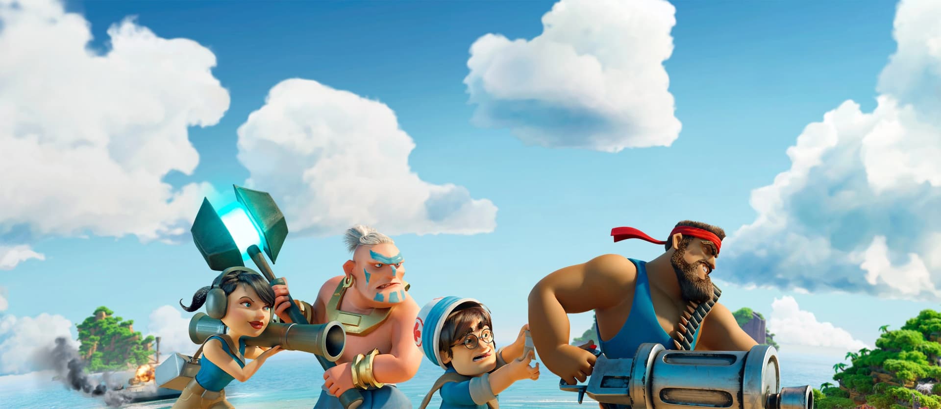 بهترین بازی استراتژیک Boom Beach