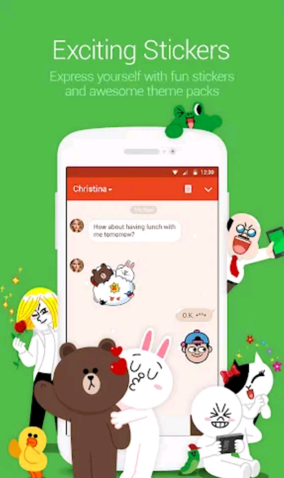 بررسی پیام رسان لاین و خرید استیکر لاین